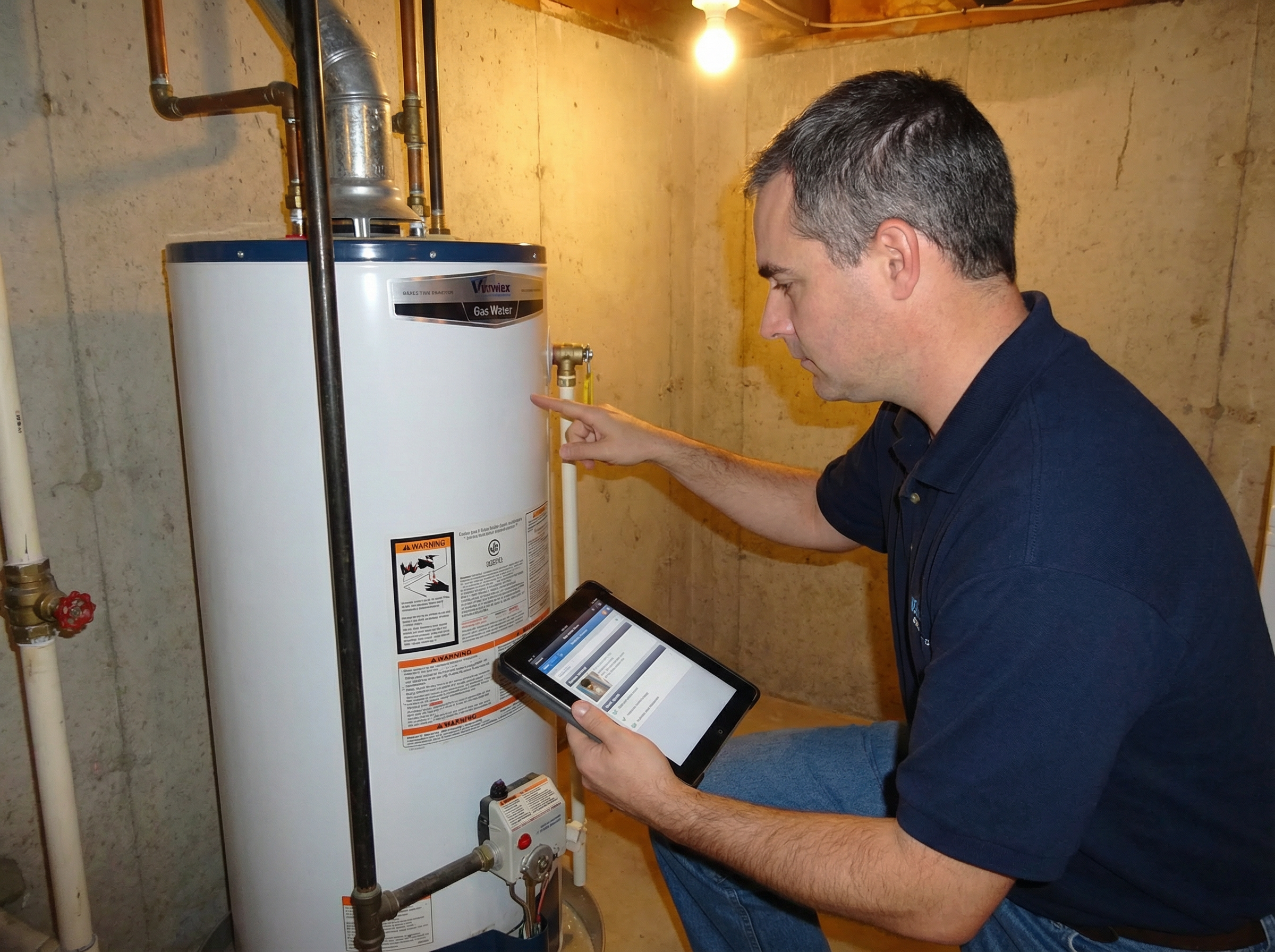 Blue Jay Home Inspection - Bethlehem NY Home inspector examining a roof in a Bethlehem, NY home